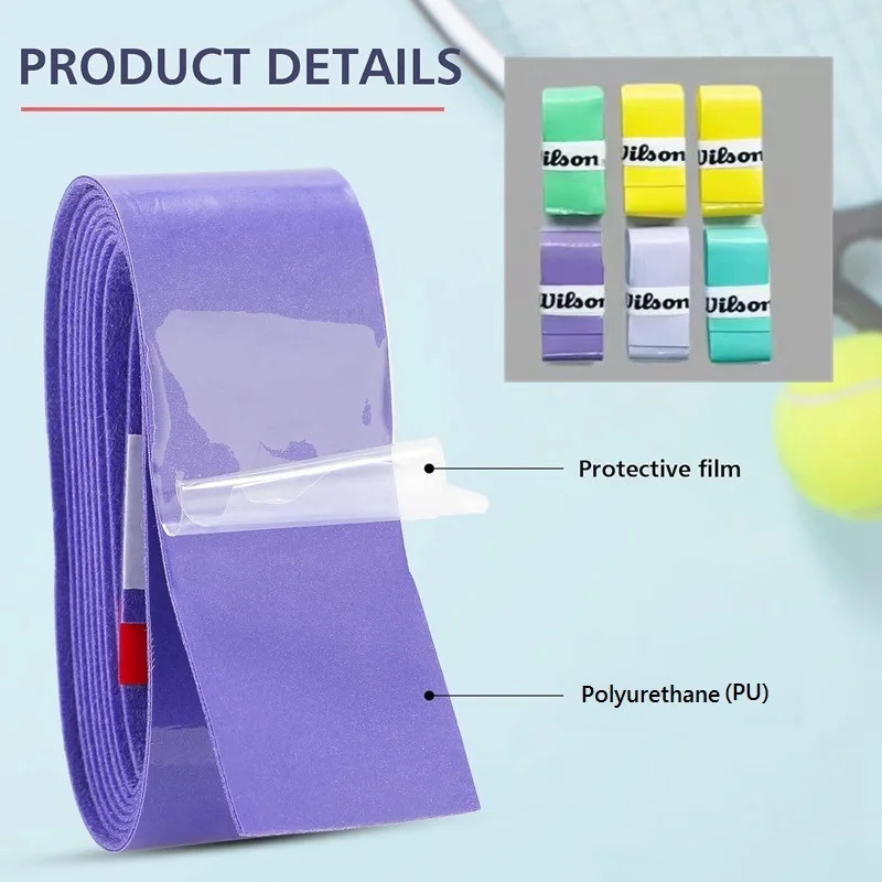 Sticky feel Tennis Racket Overgrip 065MM durable Badminton Sweatband Overgrips squash racket overgrips y250906