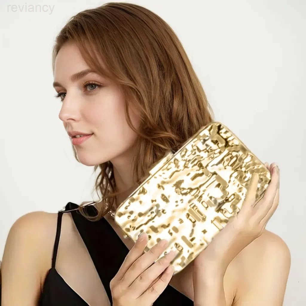 Clutch Purses for Women Evening Bag Elegant Metallic Clutch Purse with Chain for Wedding Party and Formal EventW250908