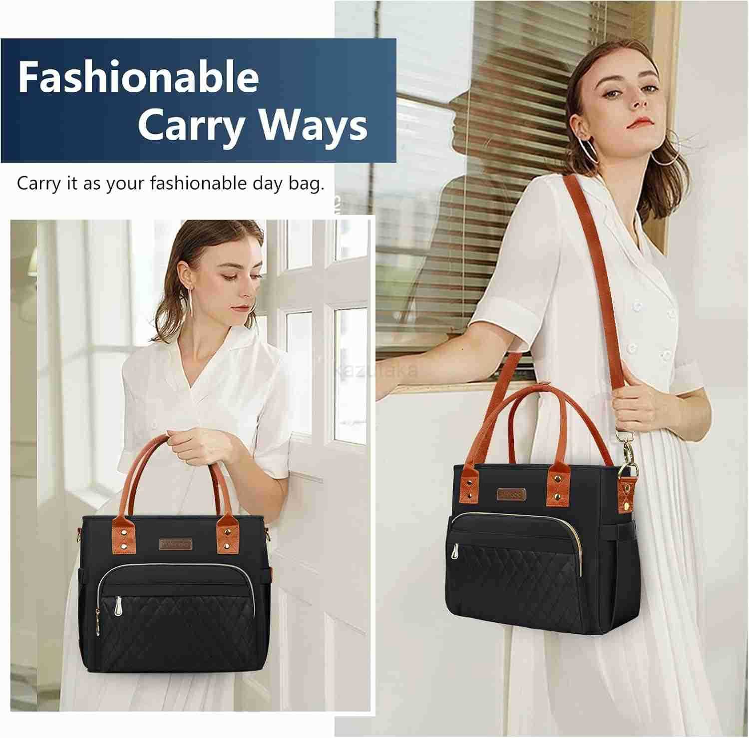 Lunch Bag Lunch Box Women Leakproof Insulated Lunch Cooler Bag for Women Large Lunch Tote Bags Adults Purple Z250908