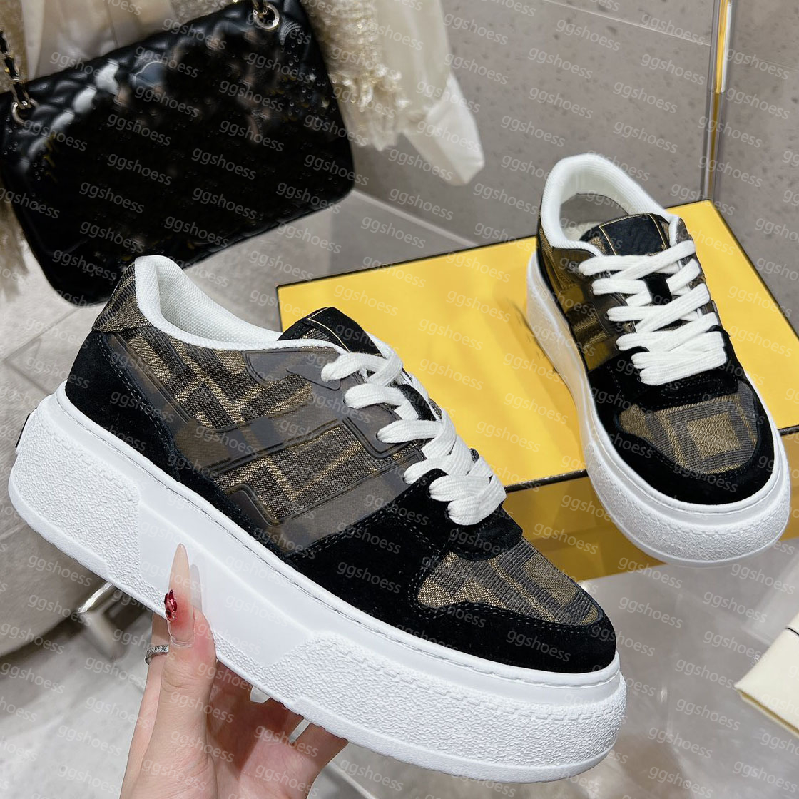 Top-Quality Match Sneaker Designer Trainers Sneakers Women Platform Casual Shoes Sneaker Calfskin Mesh Sneakers Shoe