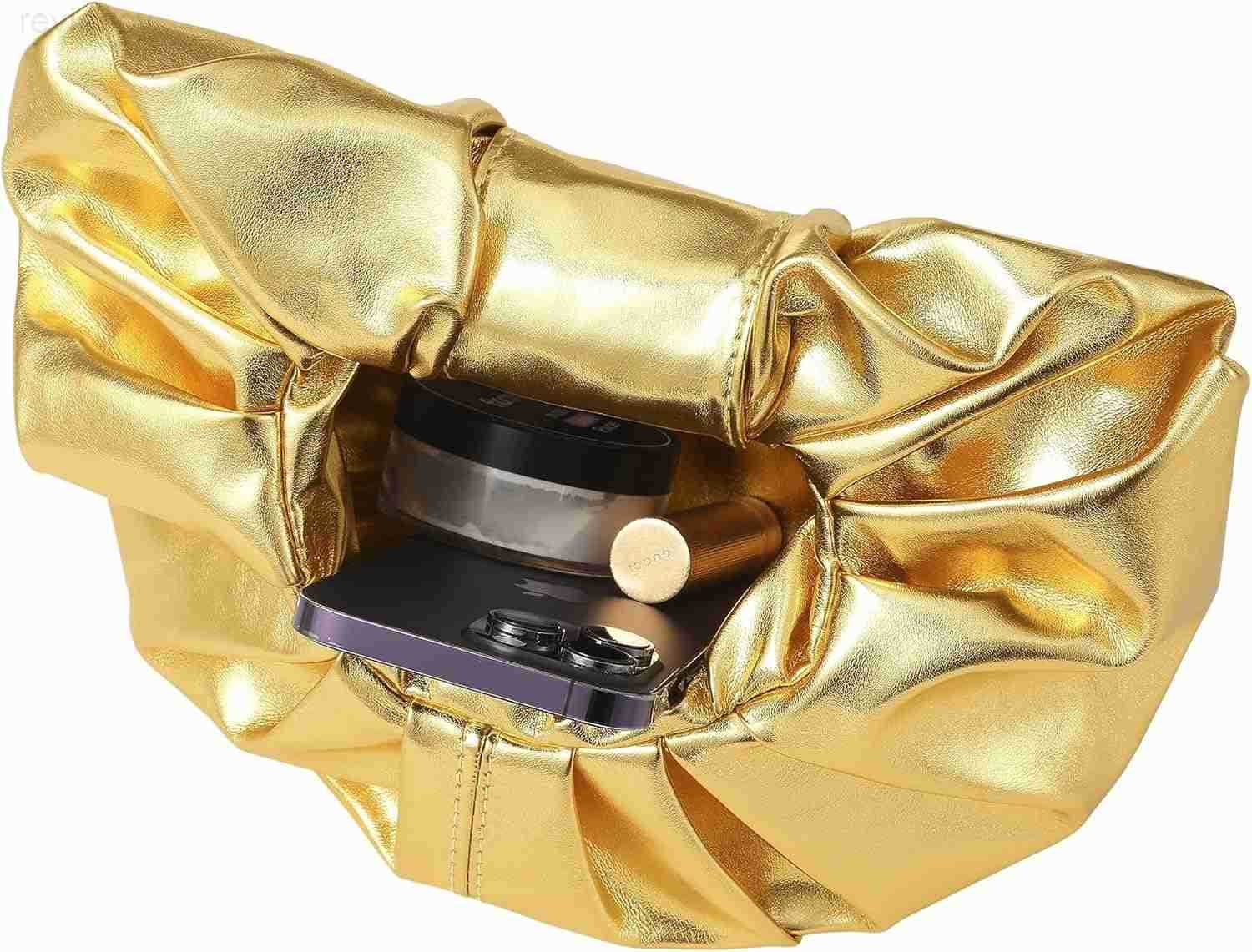 Clutch Purse for Women Evening Clutch PU Leather Pleated Bag Designer Handbag for Party Prom WeddingW250908