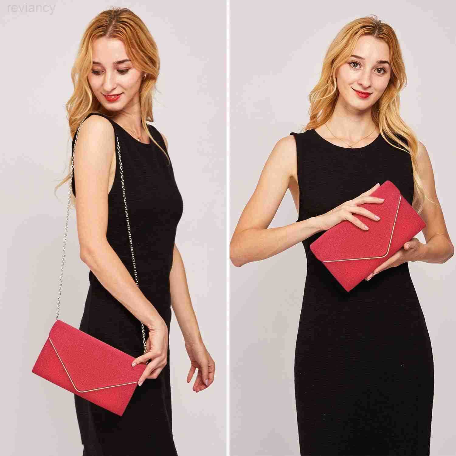 Women Glistening Clutches Handbags Evening Bags Wedding Purses Cocktail Prom Party ClutchesW250908