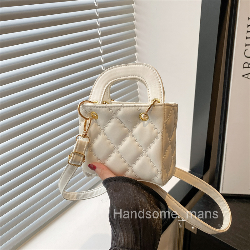 Fashion Textured Quilted Handbag Small Square Bag for Women Summer New Stylish Single Shoulder Bag Crossbody Bag
