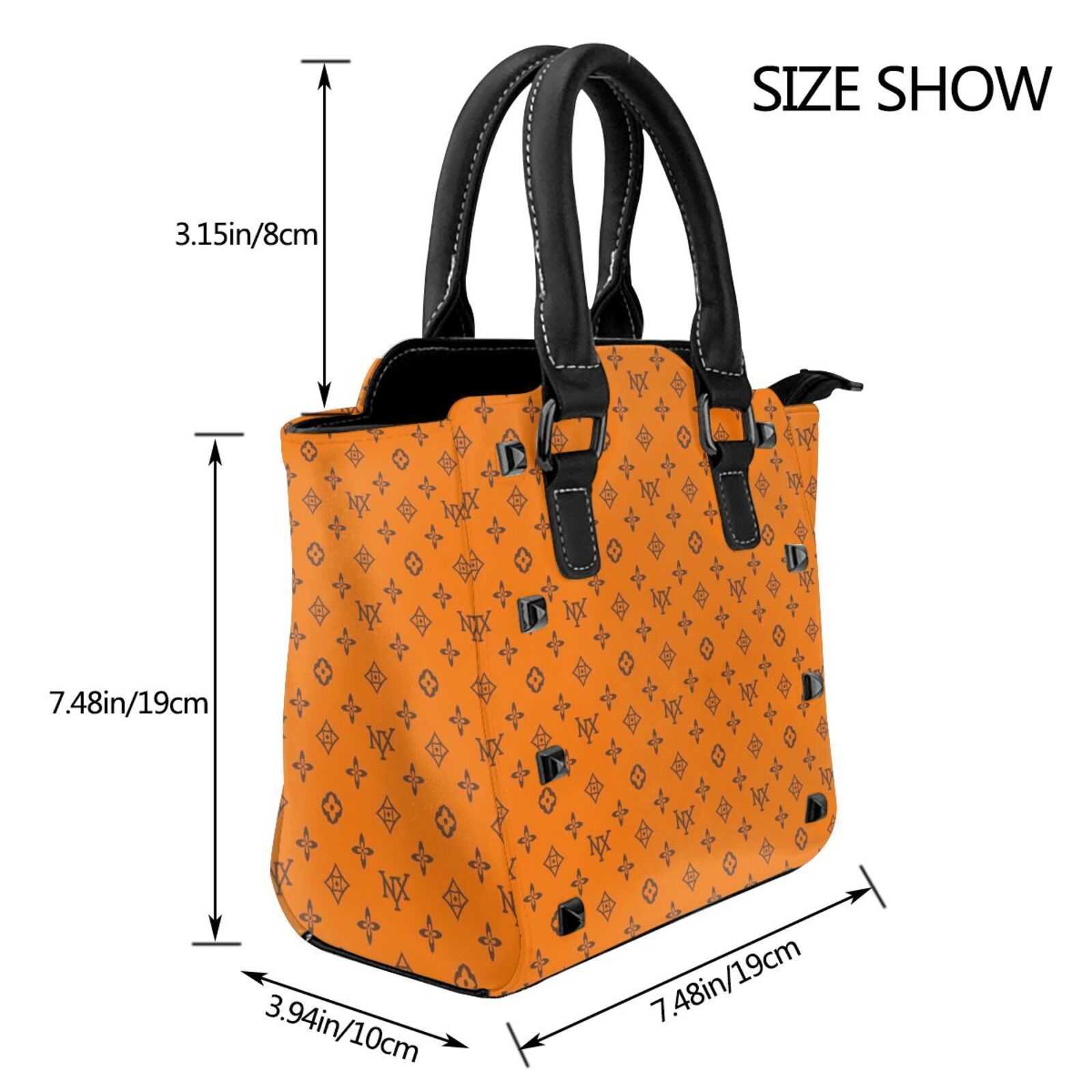 Leather Rivet Shoulder Bag Nano Printing Shopping Bag Lager Capacity Wallet For NXY Brand Designer Shoulder Clutch Strap Messengers Purses 220712