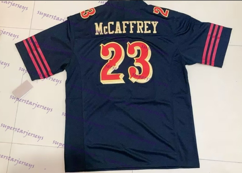 Stitched Joe Montana Jerry Rice Ronnie Lott Brock Purdy Christian McCaffrey George Kittle Nick Bosa Deebo Samuel Sr Brandon Aiyuk Fred Warner San 49 Football Jersey