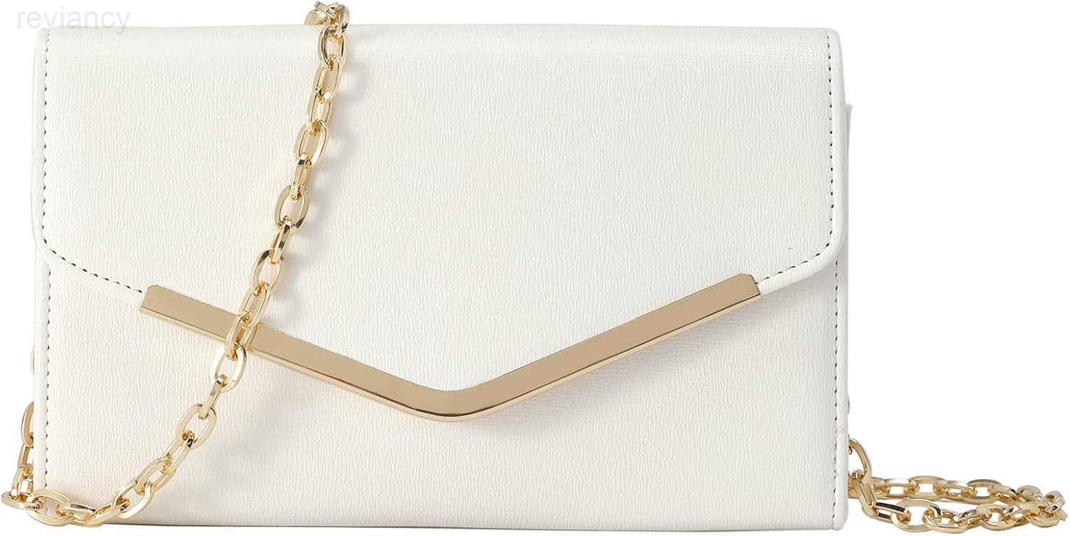 Clutch Purse Evening Bag for Women Envelope Handbag With Detachable Chain for Wedding and PartyW250908