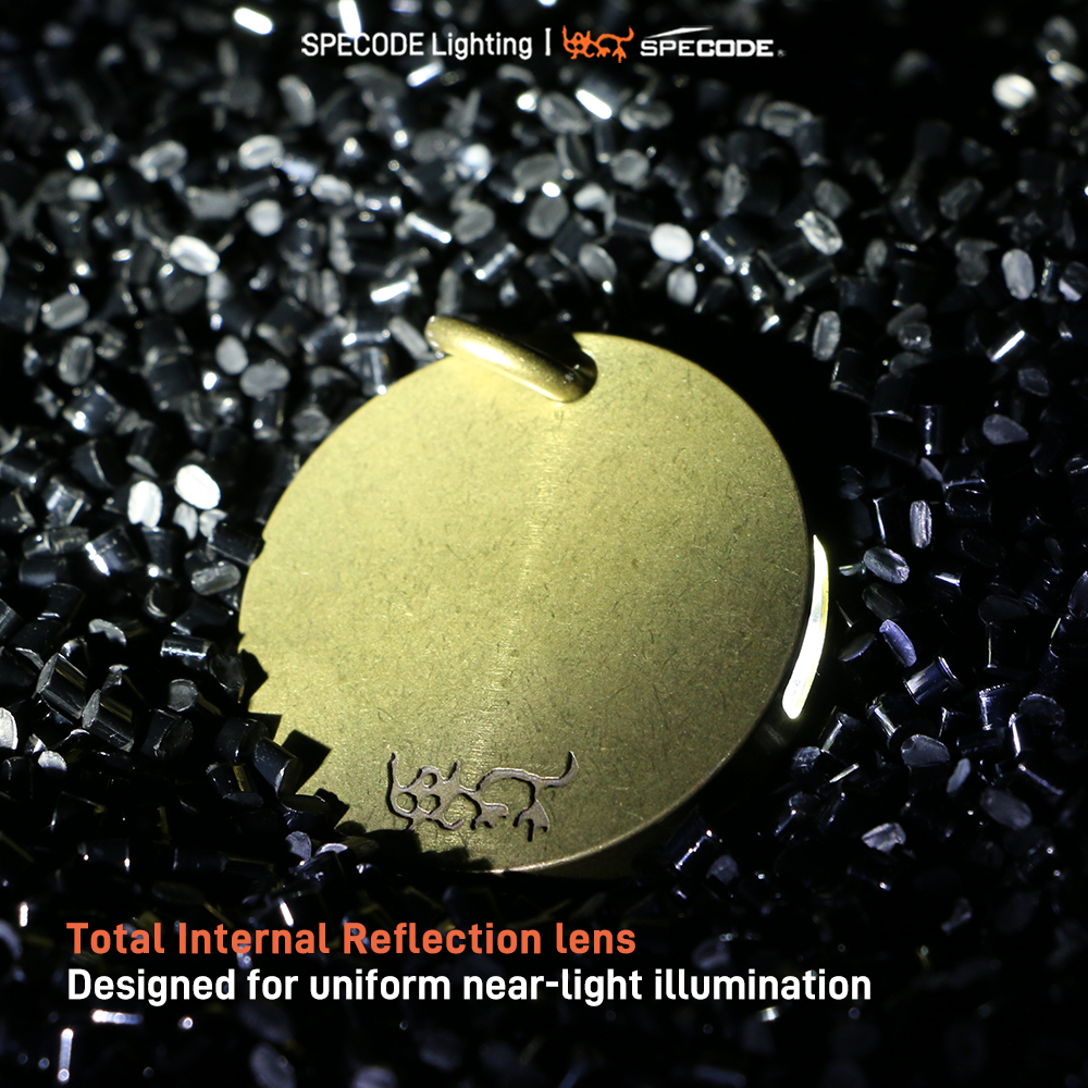 K1 Cu Round Keychain Flashlight Type-C Direct Charging Mini Convenient Light Emergency Brass Decorative Beautiful Gift