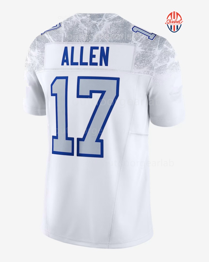 nordstromshoes Personalized Custom 2025 Rivalries Football Jersey Josh Allen Joey Bosa Gabriel Davis Von Miller Dawson Knox Jim Kelly Embroidered