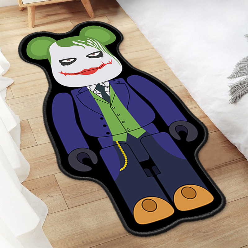 Cartoon Violent Bear Creative Trendy Bedroom Bedside Rug Living Room Floor Mat Internet Celebrity Photo Decoration Carpet ddmythur