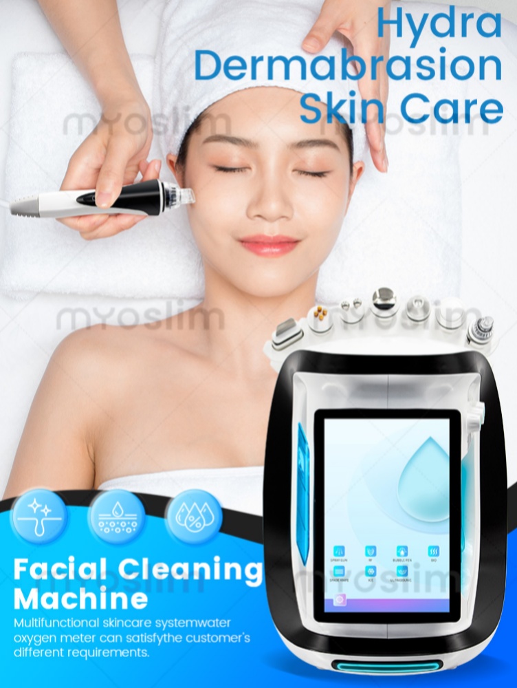 Facial Beauty Hydra Machine 7 in 1 Dermabrasion Acne Scars For Spa Skin Revitalizer Exfoliators Skin Tightening Moisturizer High Quality
