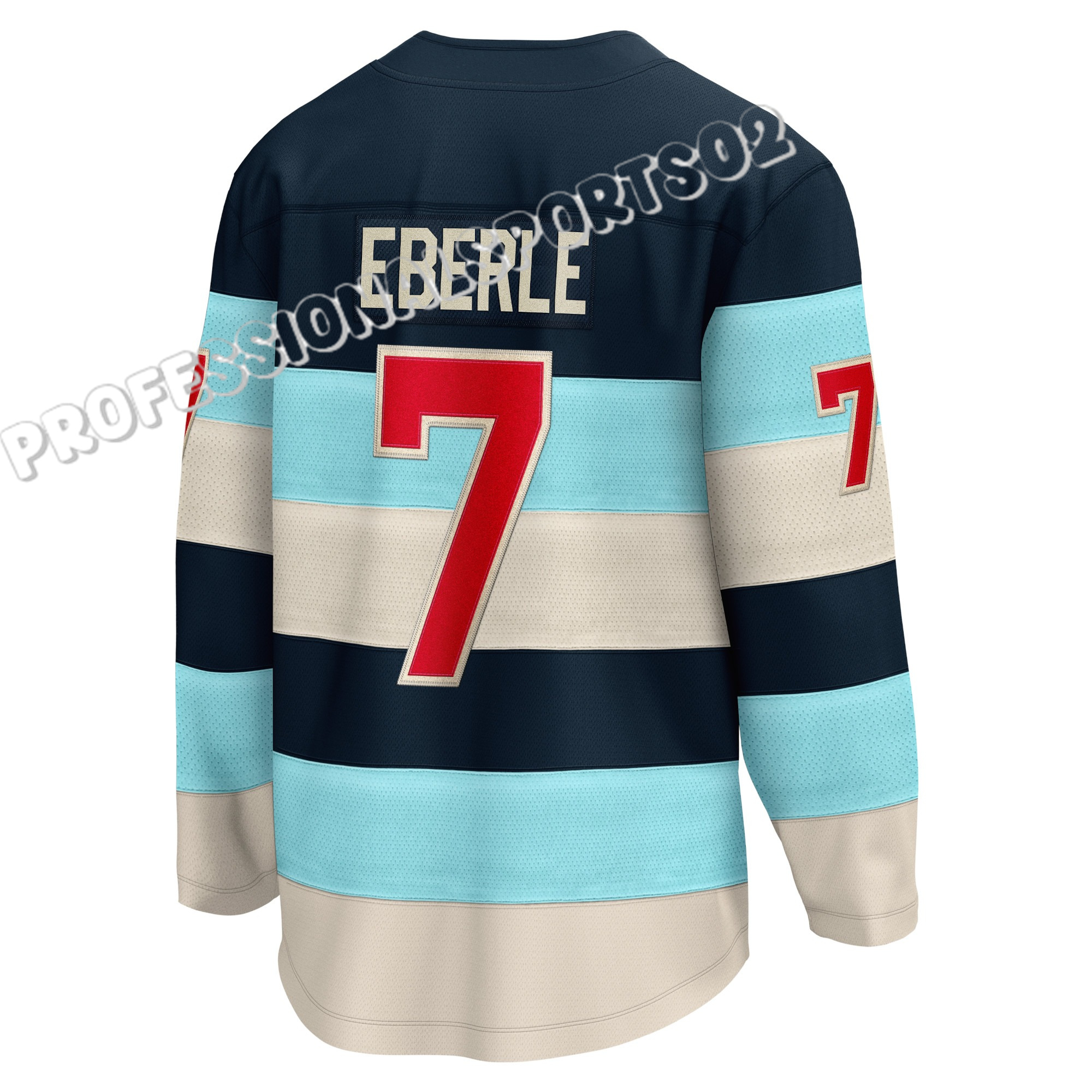 Seattle Krakens Jersey 10 Beniers 7 Eberle A 31 Grubauer Brandon Tanev Yanni Gourde Jared McCann Hockey Jerseys