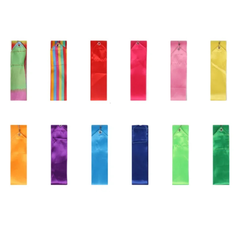 2M 4M 6M Colorful Gym Ribbons Dance Ribbon Rhythmic Art Gymnastics Ballet Streamer Twirling Rod Rainbow Stick Training 250908