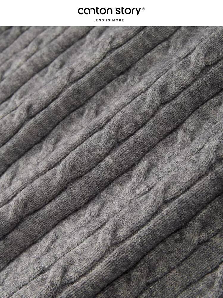 2025 women's S gray cardigan wool sweater knitted sweater long sleeved sweater jumper retro S aesthetic design clothing autumn and winter new des