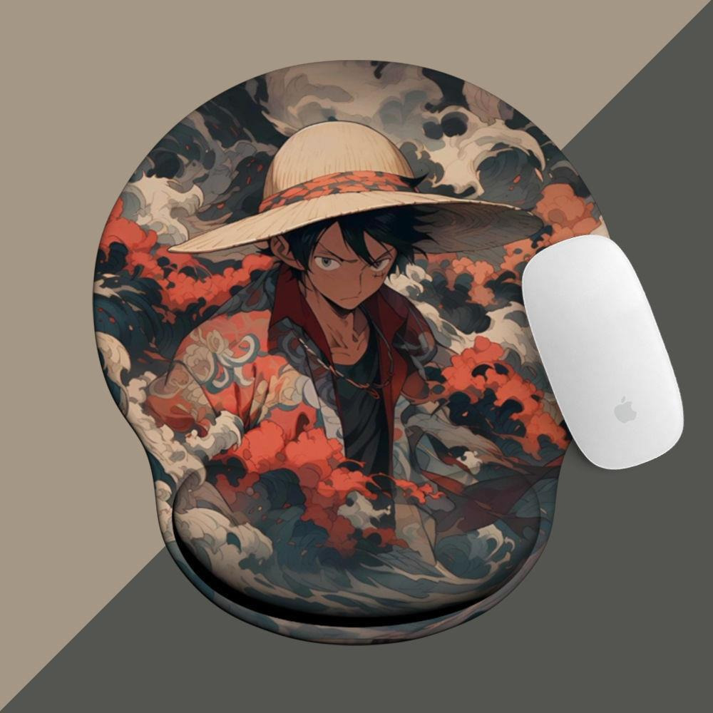 Wrist pad, mouse pad, 3D stereoscopic silicone, small size, Solon anime with wrist support, wrist guard, keyboard, hand support