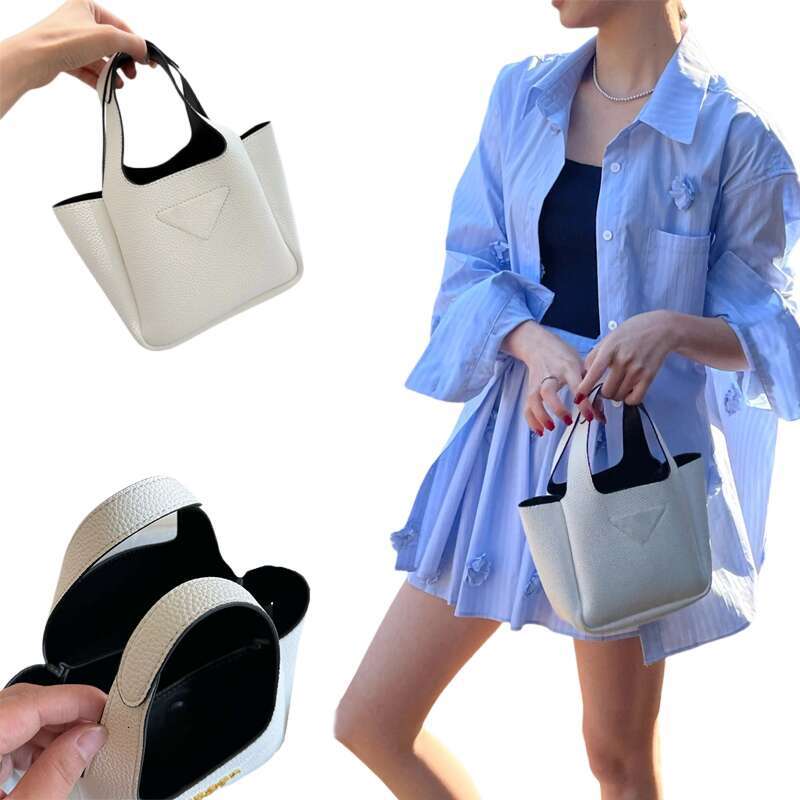 Luxury handbag designer bag shoulder bag for women geneuine leather high quality fashion cross body bag vegetable basket bucket bag