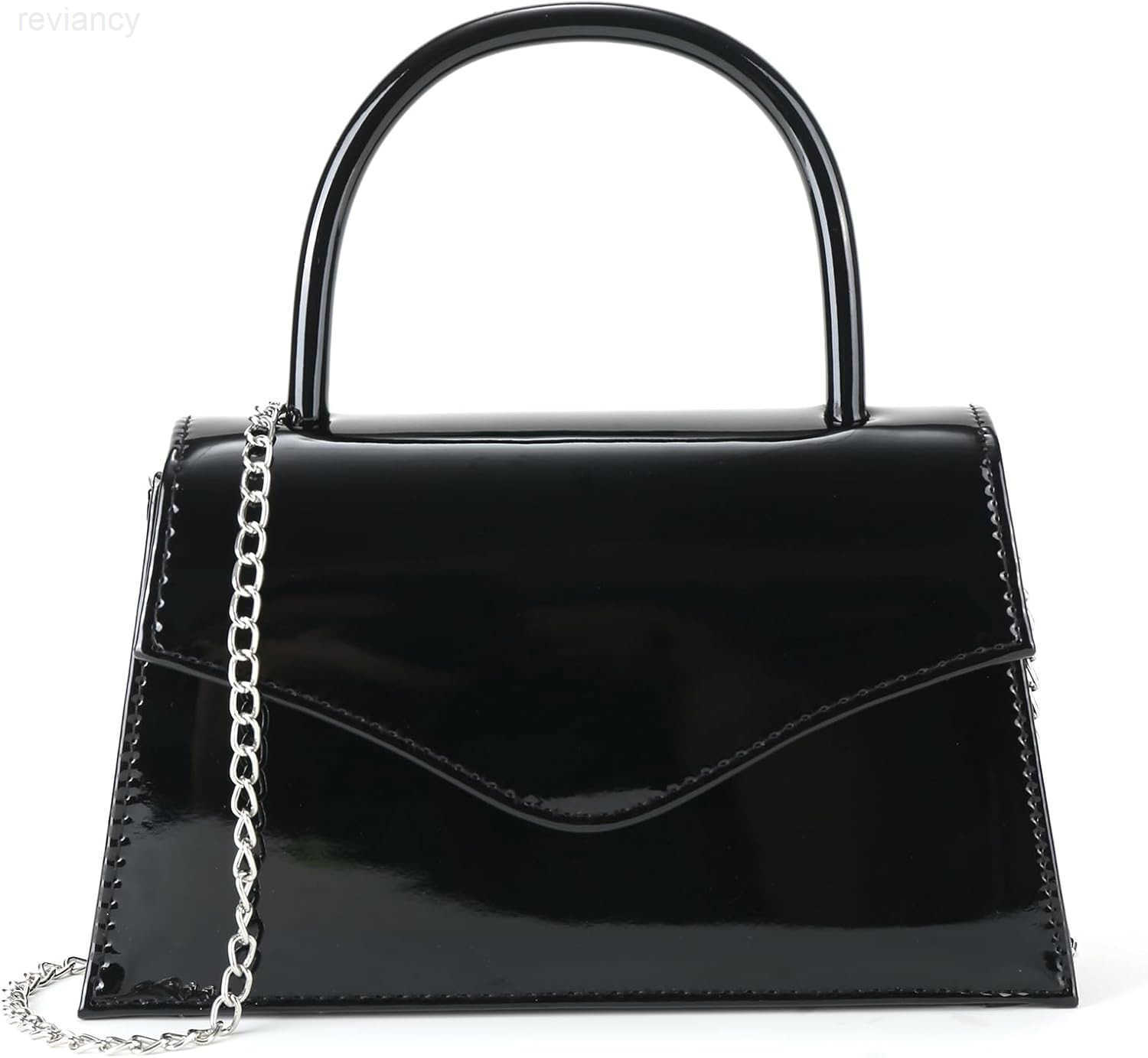 Womens Evening Bag Bridal Party Clutch Purses Cocktail Prom Handbags with Patent LeatherW250908