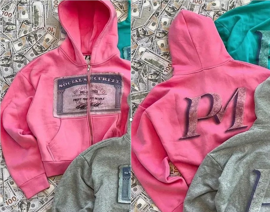 Designer hoodie 0609 American style new hoodie PI cool top zipper Y2K cardigan jacket hoodie sportswear casual loose long sleeved Men's Hoodies &