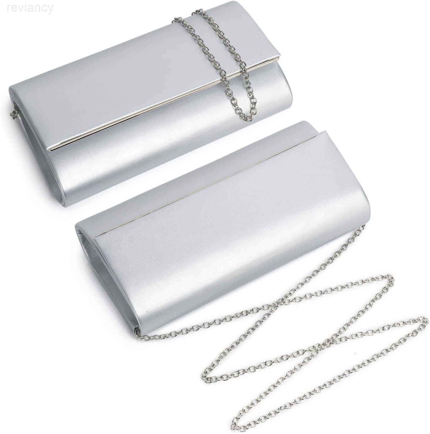 Women Evening Bag Vegan Leather Clutch Purse Shoulder Crossbody Envelope Bag for Party Wedding Prom BridalW250908