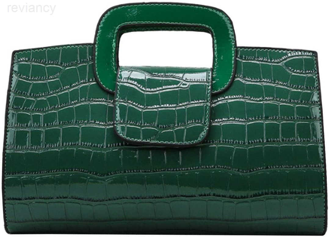 Women Vintage Flap Tote Top Handle Satchel Handbags PU Leather Clutch Purse Shoulder BagW250908