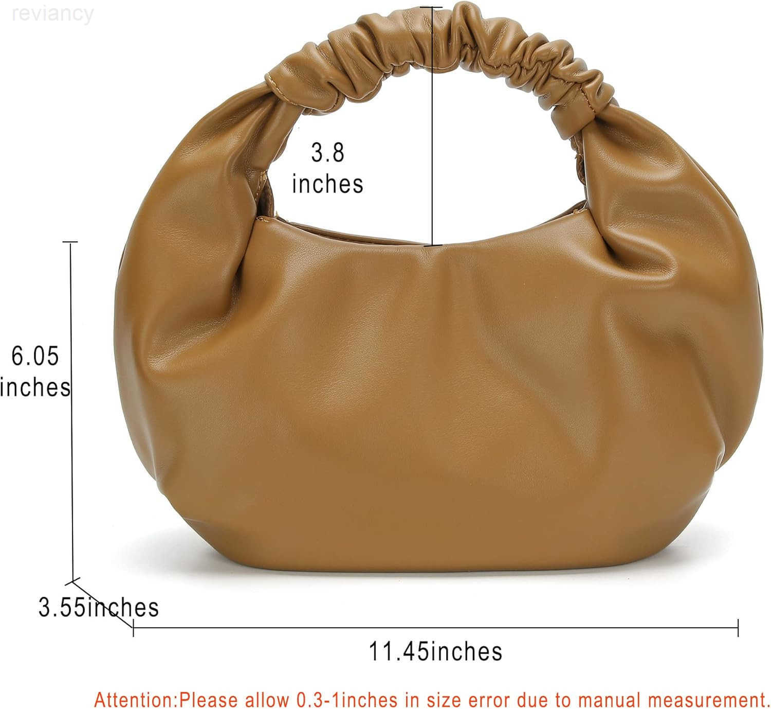 Mini Hobo Tote Bags for Women Soft Leather Clutch Purses for Women CloudShaped Top Handle BagsW250908