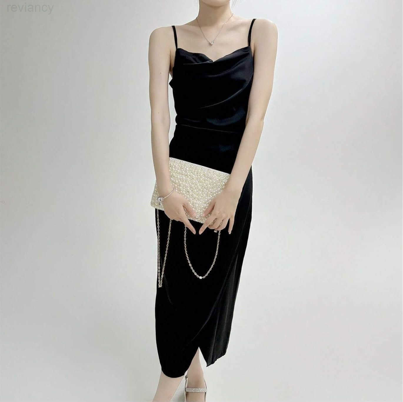 Pearl Purses with Chain Glitter Crossbody Beaded Evening Shoulder Bag Sparkly Handbags for WomenW250908