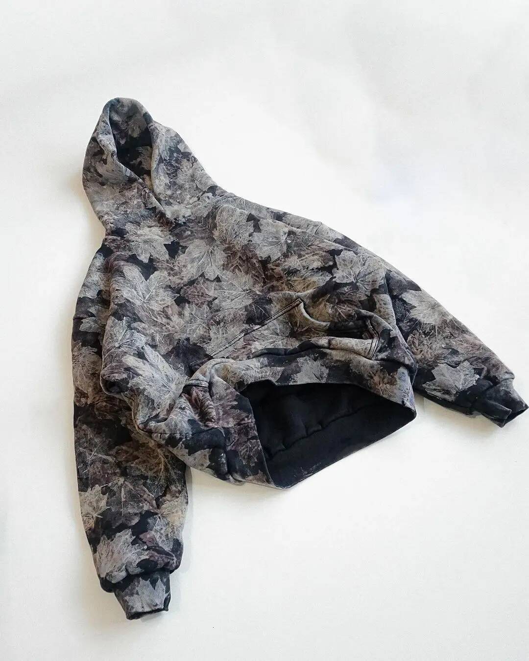 2025 new camouflage leaf pattern hoodie casual thick design hoodie pullover autumn and winter new designer clothing