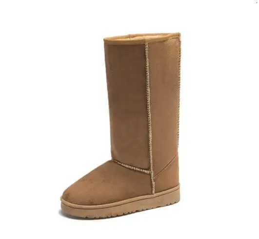 winter hightube fashion allmatch warm thick snow boots with bow knot snow boots women flatheel snow boots 250903 - view 4