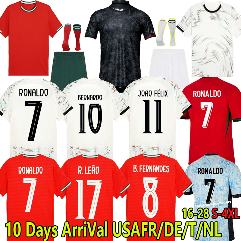 2026 Portuguesa portugal soccer jerseys RUBEN RONALDO PEPE Portugieser 24 25 26 Portuguese football shirt Men Kids kit sets World Cup team Portugals tops thailand