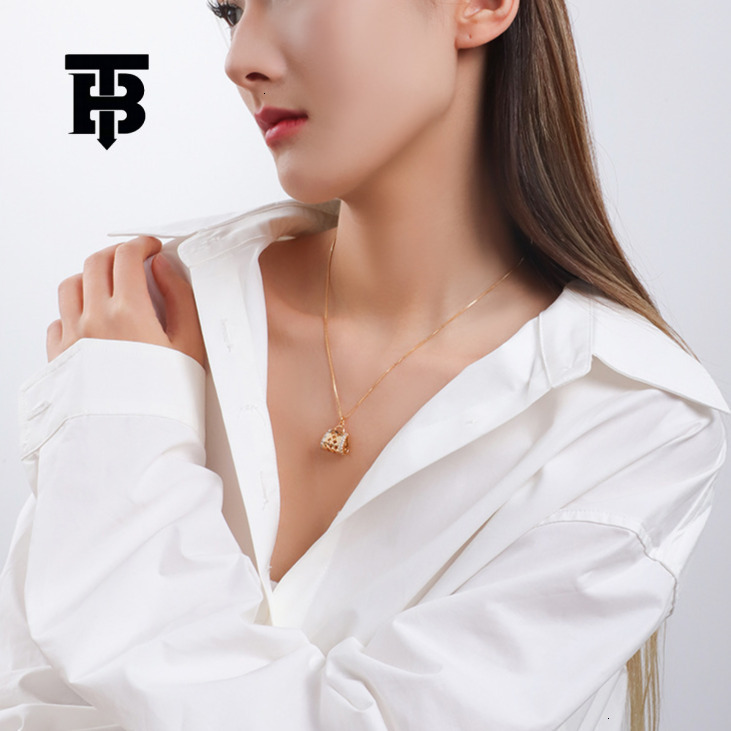 TB BHULAMTE French Retro Light Luxury Elegant Designer Bag Design Pendant Necklace Women's Accessories High-end Niche Personality Small Chanel St