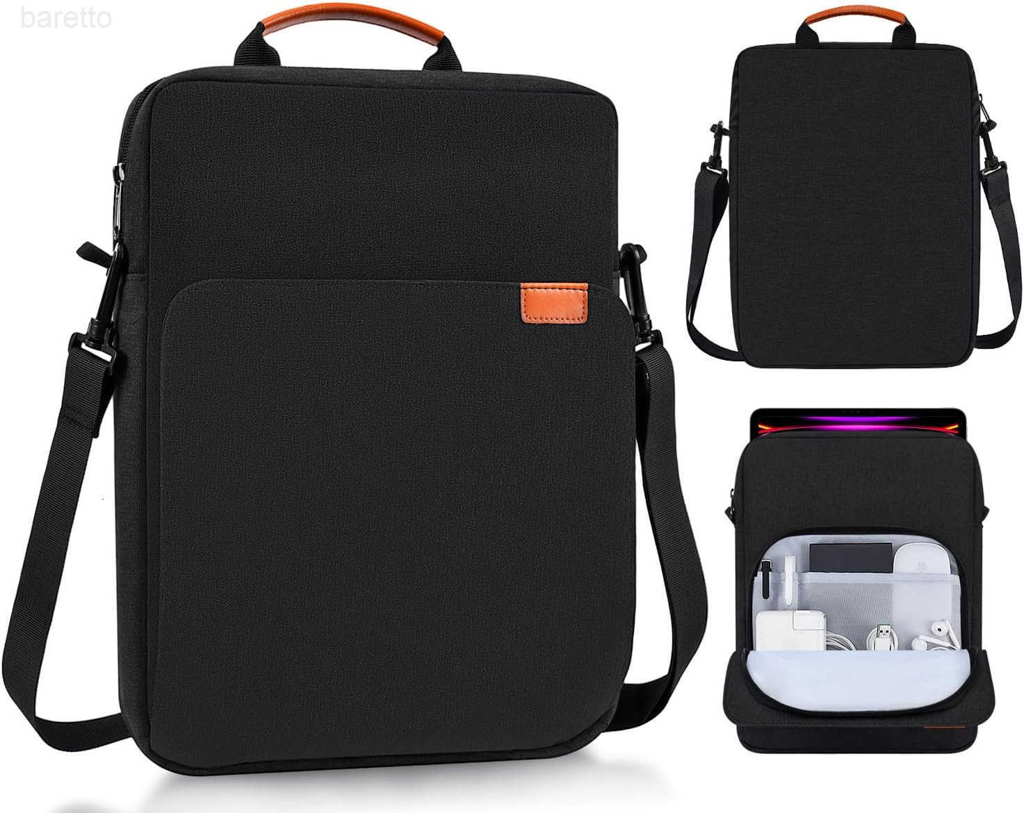 Inch Laptop Shoulder Bag Carrying Case for Macbook Air 13 M4 M3 M2 A3420 A3113 MacBook Pro 14 M4 M3 M2 M1 13 iPad Pro M4 iPad Air M3 M2 2025 Vertical 