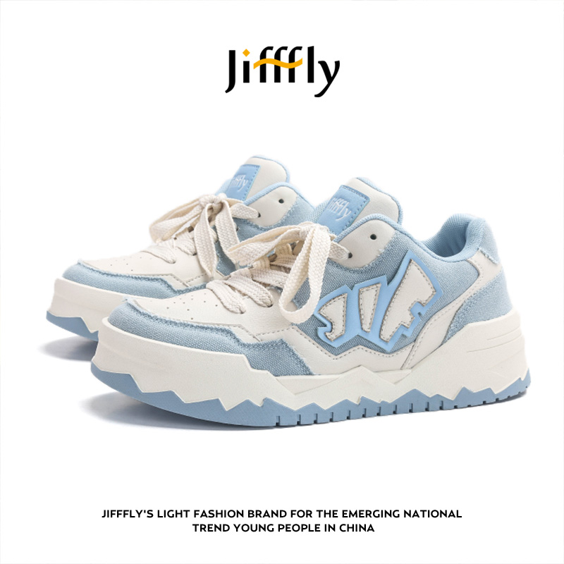 Jifffly free shipping designer shoes men's autumn winter new versatile trendy height increase vintage sports couple versatile comfortable running