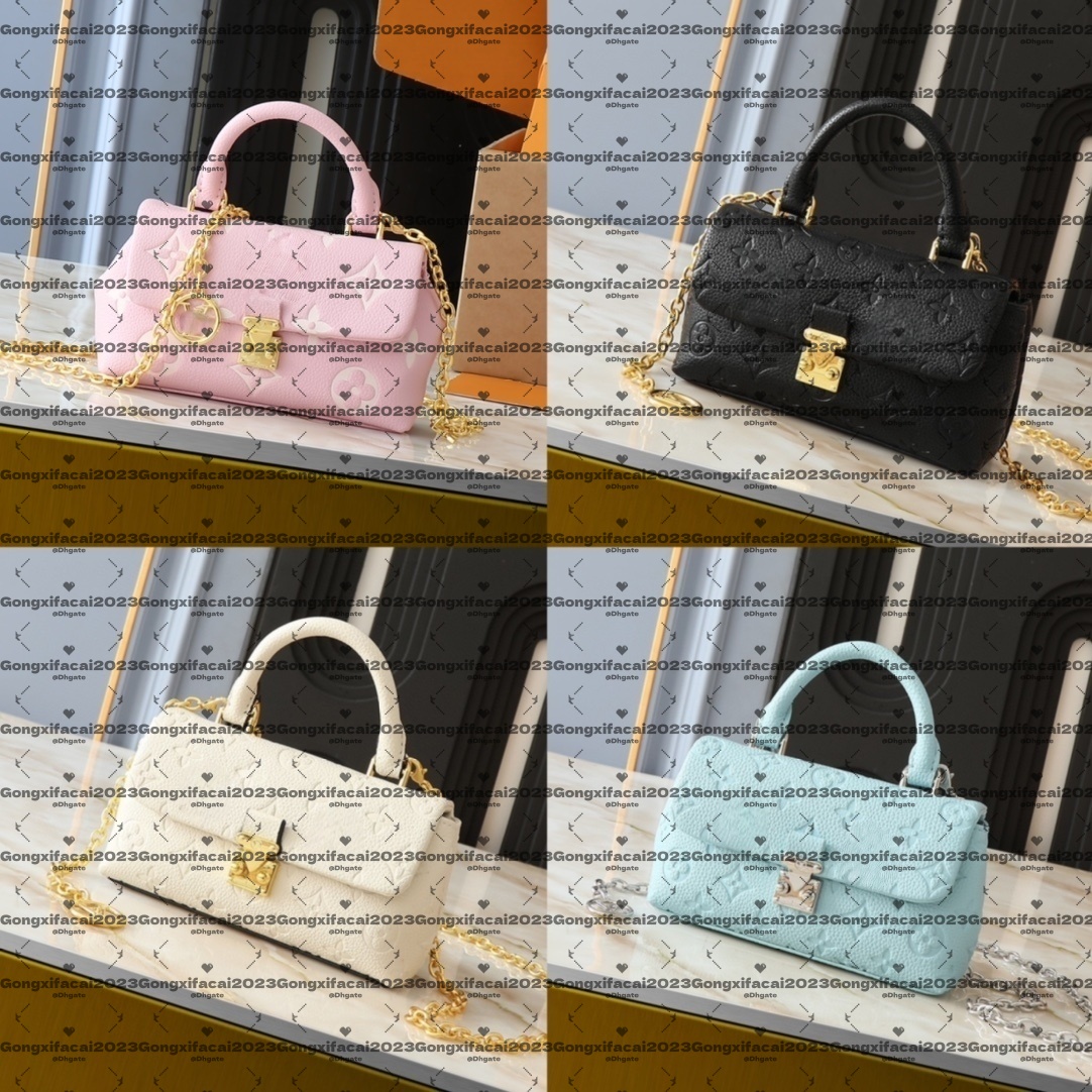 Ladies Fashion Designer Luxury Dream Cream Bag Handbag Circle Shoulder Bag Crossbody Wallet Backpack Luggage TOP quality S-Lock Madeleine bag White with colorful