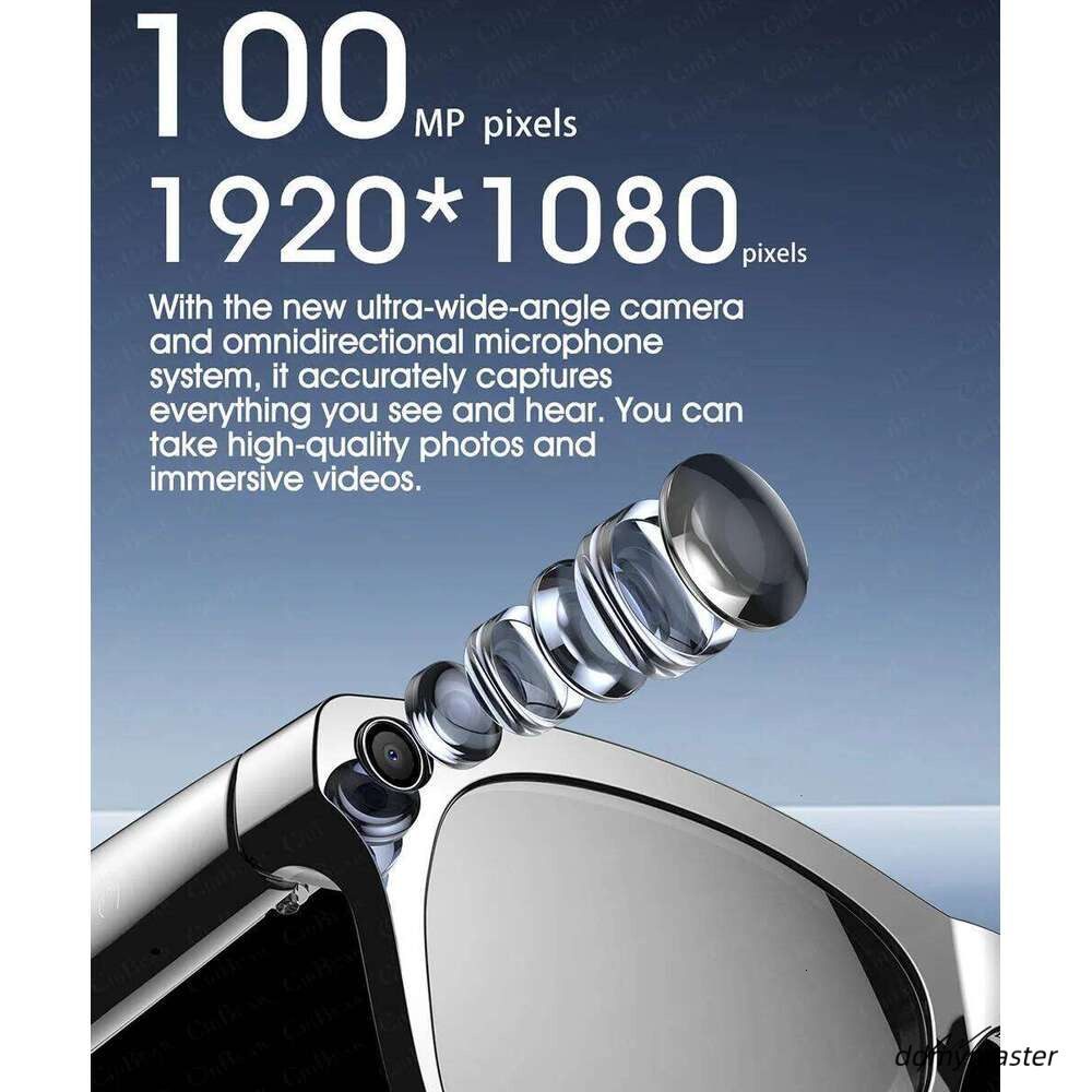 2025 New AI 100Mp Camera Bluetooth Call Music 260Mah Battery Chat GPT Voice Assistant Smart Glasses For Men Women Meta Glasses