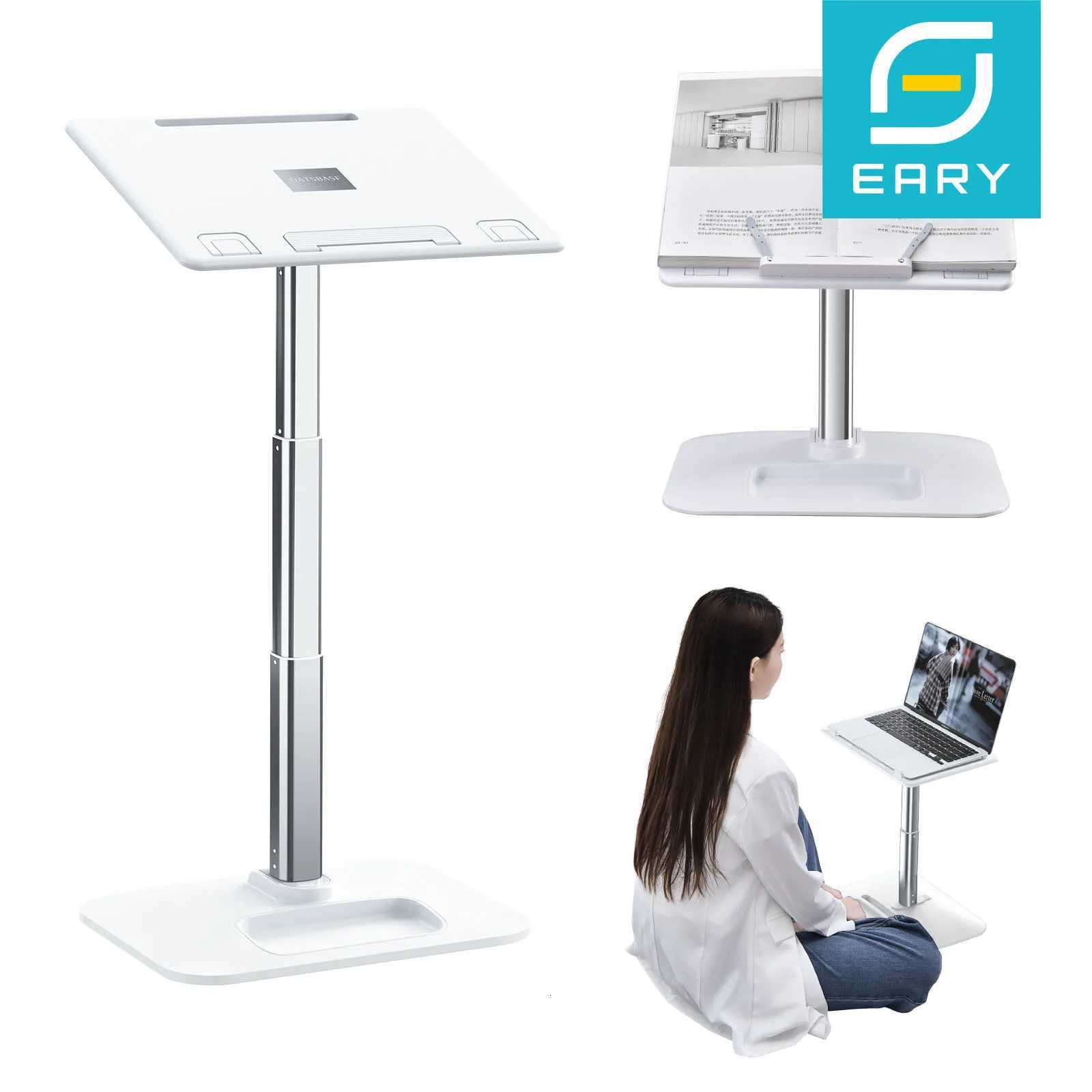 Eary Adjustable Laptop Floor Stand Tablet Holder for Desk Ergonomic design Table for Macbook Air Pro PC Cooling Notebook StandXJ250909