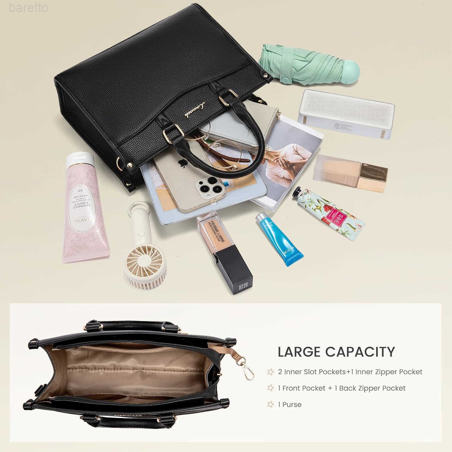 Purses and Handbags for WomenStylish Tote Shoulder Satchel Bag PU Leather Crossbody Top Handle Bags with Zipper Z250909