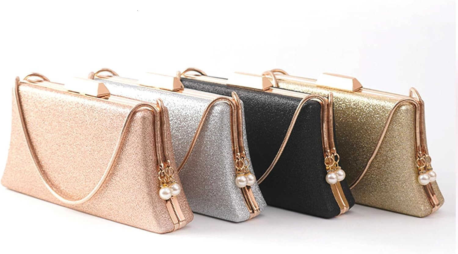 Clutch Purse For Women Evening Bag Wedding Party Glitter Purse Shoulder Handbag Z25909