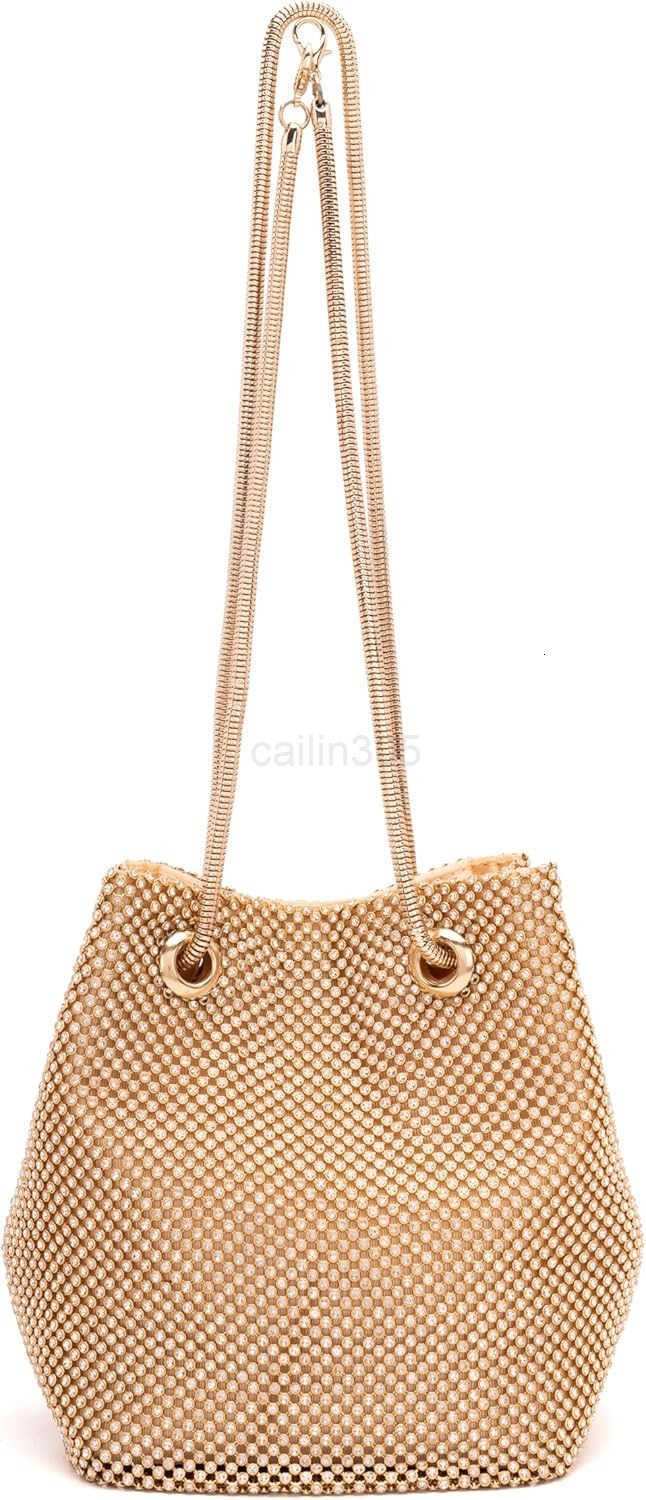 Bucket Bag Women Evening Party Clutch Bag Crossbody Shoulder Purse with Detachable Chain Strap Z25909