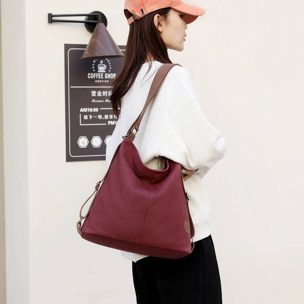 Convertible Backpack Handbag Large Capacity Simple Handbag Autumn New Designer Bag design With Zipper Pocket Travel Bag Shoulder Bag