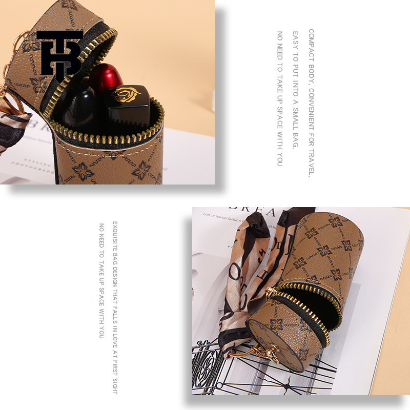 TB BHULAMTE Free Shipping New Designer Accessories Cross-border New Keychain Pendant Old Flower Internet Celebrity Pendant Fashion Lipstick Bag Creati