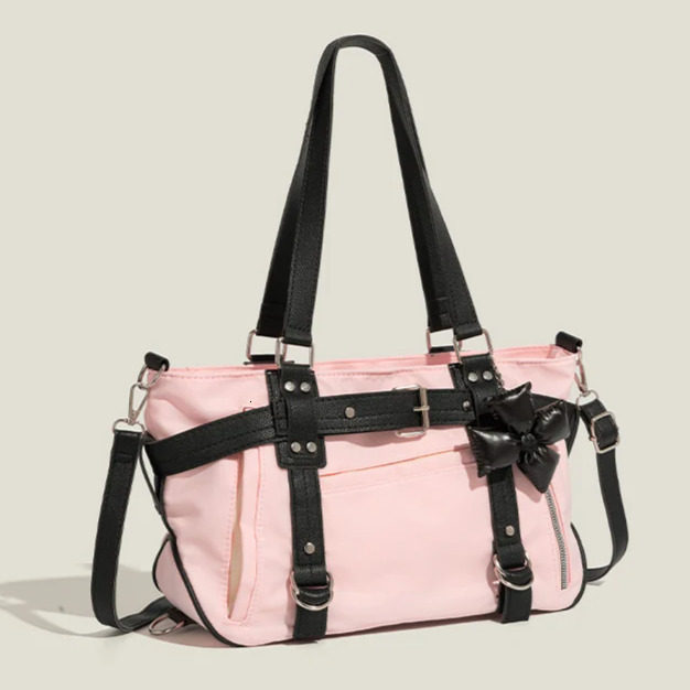2025 new collection Vintage Style Handbag Large Capacity Soft Nylon Women's Shoulder Bag Autumn New Designer Bag Short Distance Travel Bag Regist