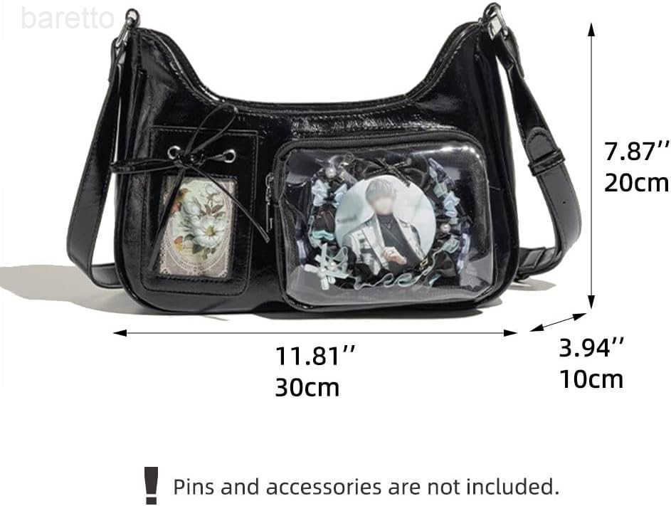 Ita Bag Doll Display Ita bag Crossbody Single Shoulder PU Leather Bags for Badge Button Merchandise Fandom Goods Dolls Plush Toys Display Z250909