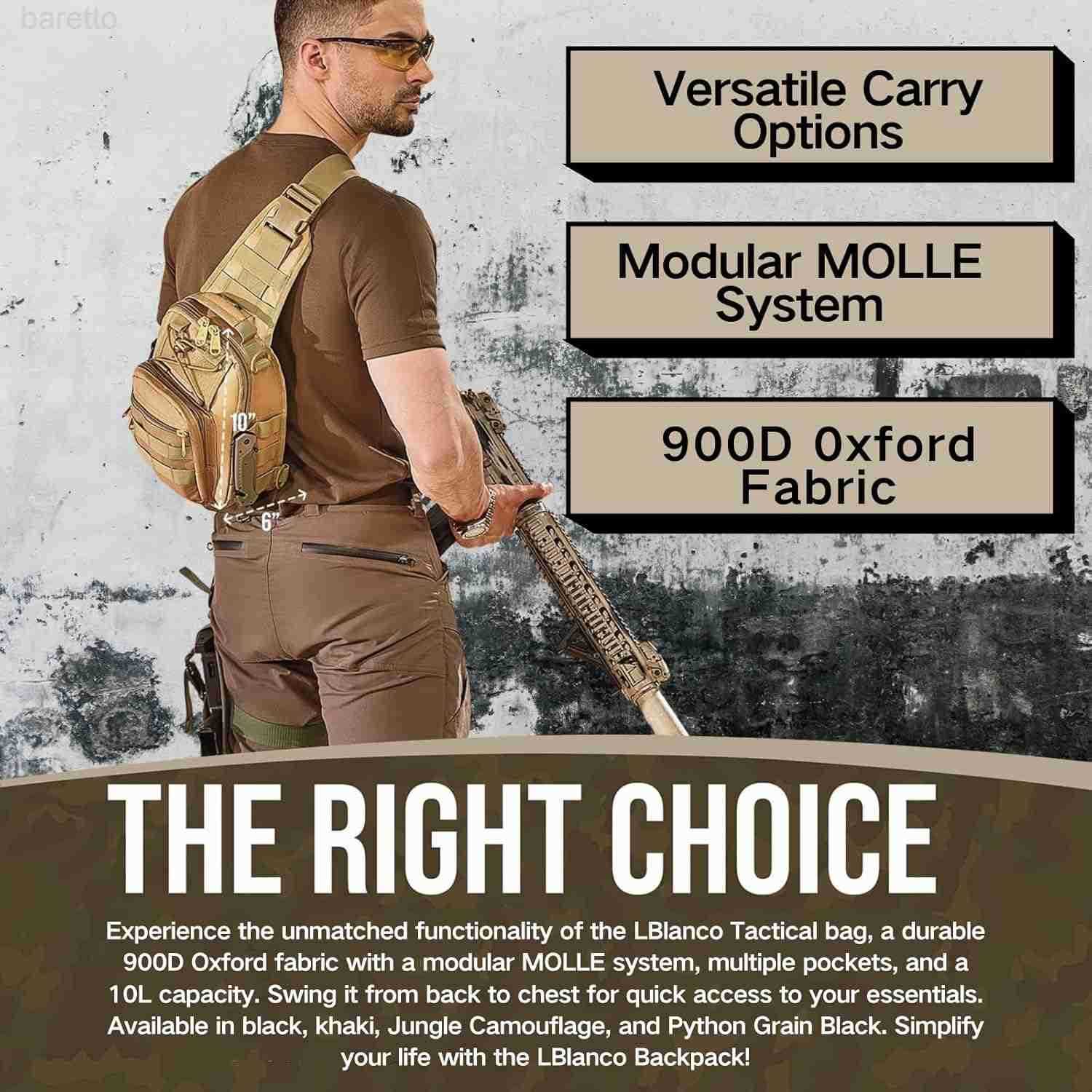 Shoulder Sling Bag Small Outdoor Chest Pack Backpack for Men Traveling Trekking Camping Sling Backpack Z250909