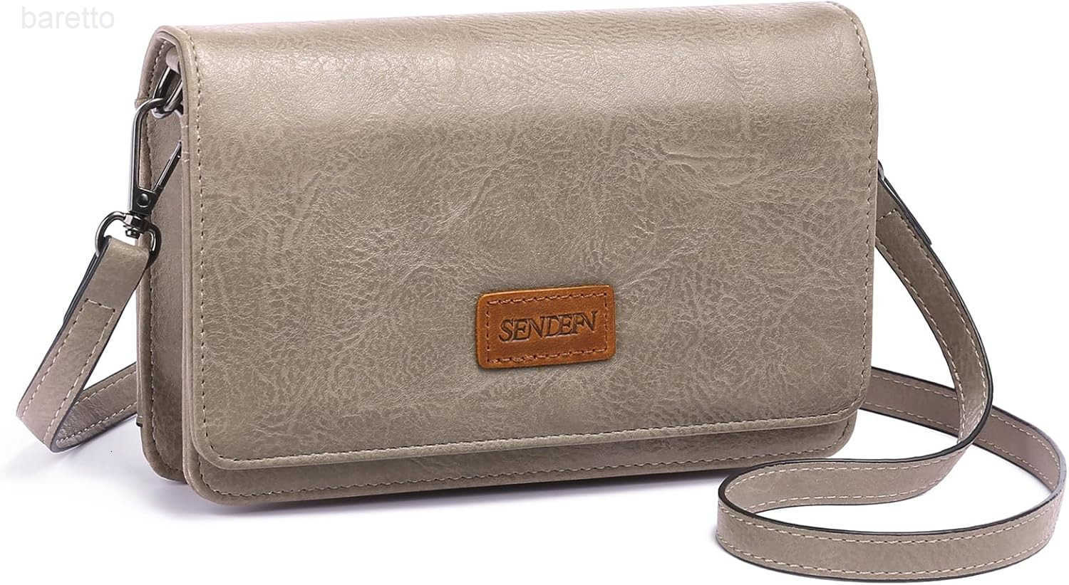 Small Crossbody Bags for Women Leather Cell Phone Purse Wallet with ID window and Card Slots Z250909