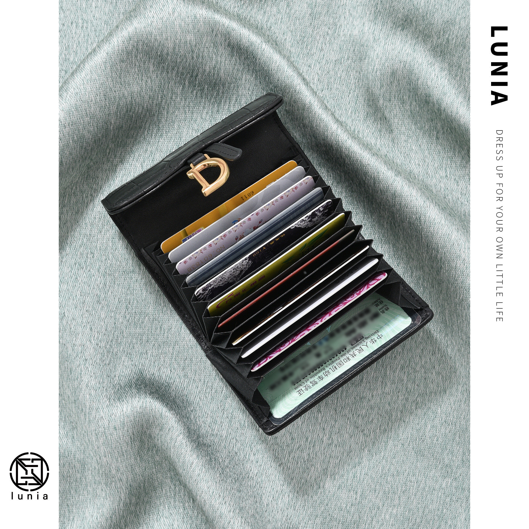 Luxury Brand Designer Bag Genuine Leather Short Wallet 2024 New Crocodile Pattern Embossed Buckle Coin Purse Korean Style Snake Pattern Multi-Card Slo