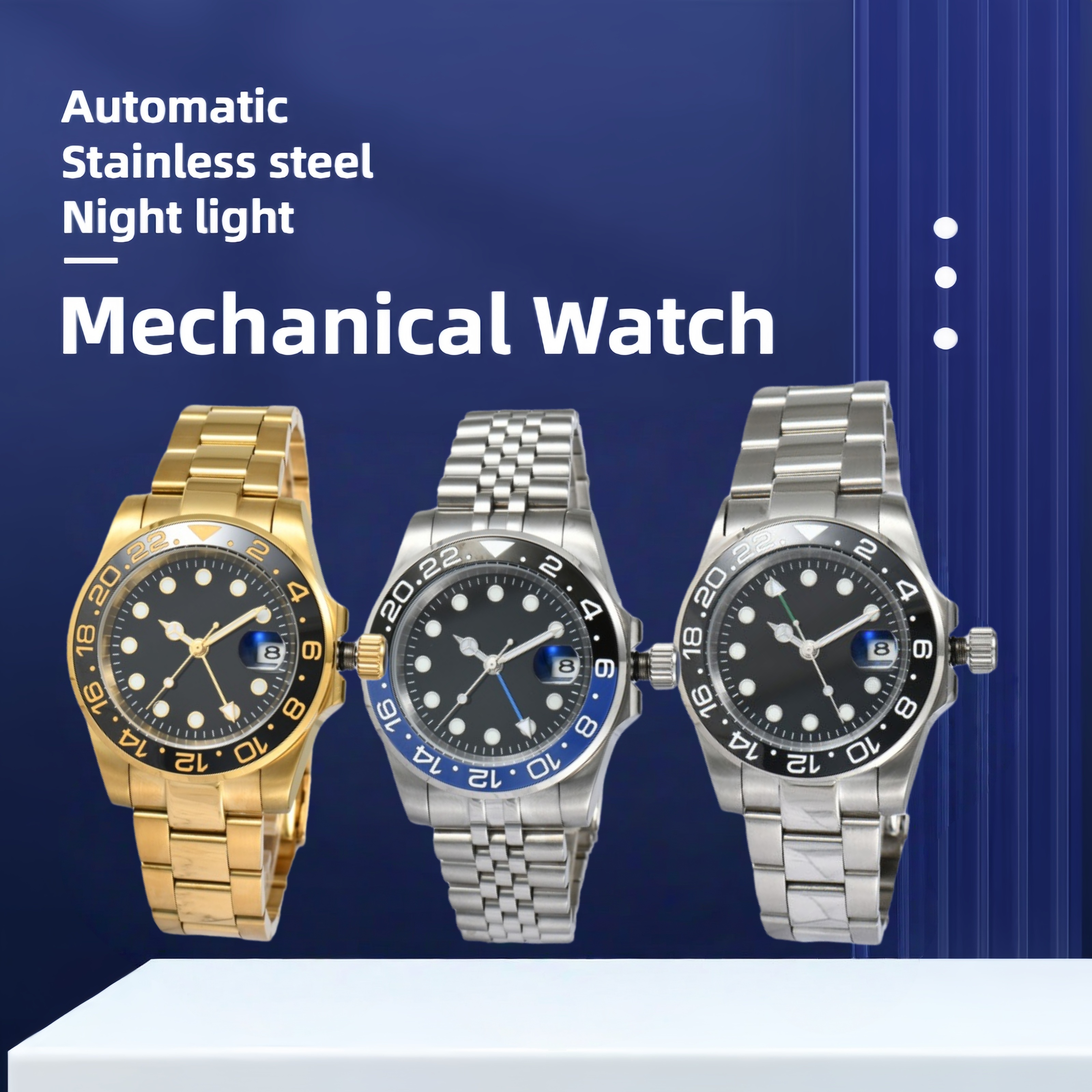 Men's Watch Designer Watch 2813 Mechanical Automatic Ceramic, All Stainless Steel, Sapphire Luminous 41mm Watch