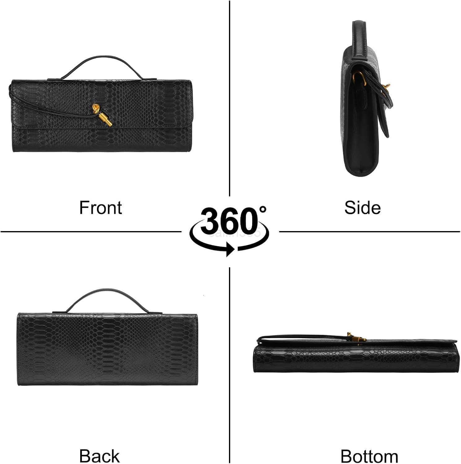 Clutch Purses for Women Fashion Satchel Crossbody Purse Leather Evening Bag Formal Shoulder Handbag Z25909