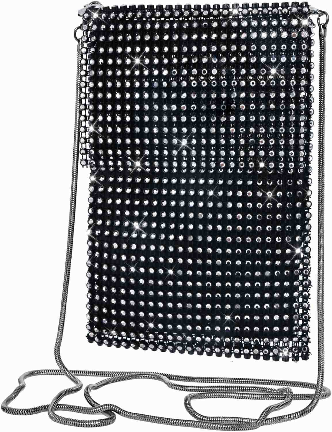 Purses Womens Evening Handbags Crossbody Clutch Purse Crystal Rhinestone Bag Small Shoulder Sparkling Wedding Party Bag Z25909