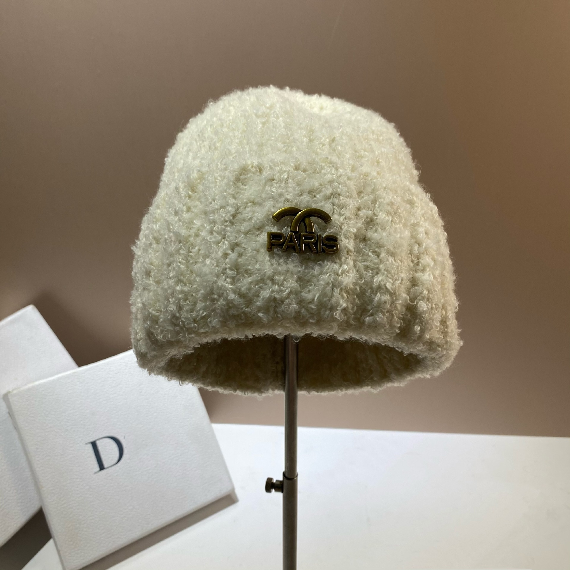 designer cap women hats little style lamb knitted autumn winter new warm wool outdoor cute teddy curly ear protection windproof hat