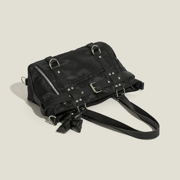 2025 new collection Vintage Style Handbag Large Capacity Soft Nylon Women's Shoulder Bag Autumn New Designer Bag Short Distance Travel Bag Regist