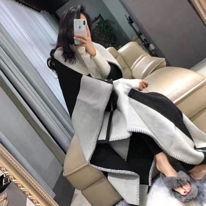 h Blanket Designer Blanket Luxury Brand Luxury Blanket Sofa Throw Winter Thickened Blanket Wool and Cashmere Blend Throw blanket for bed blanket h blankets